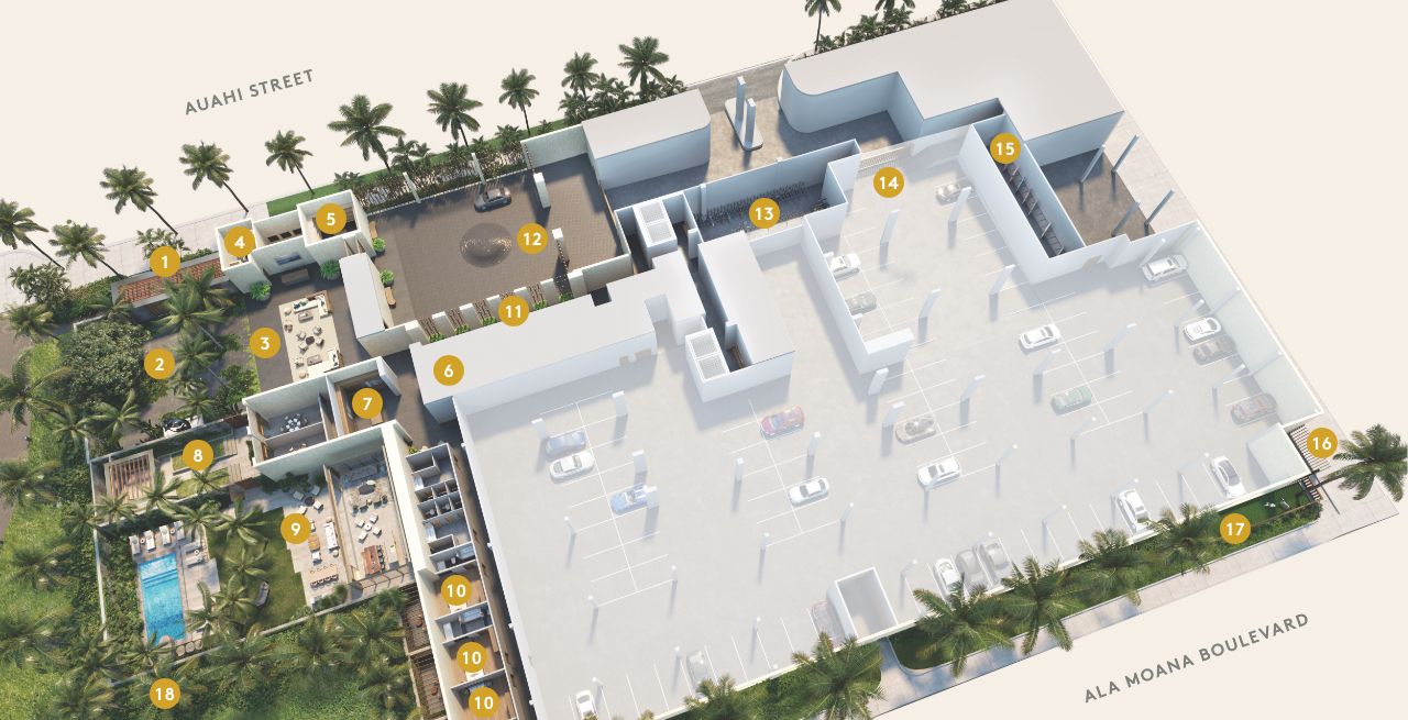 Lobby Level Victoria Place Map