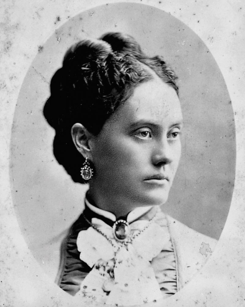 Black and white portrait of Victoria Ward