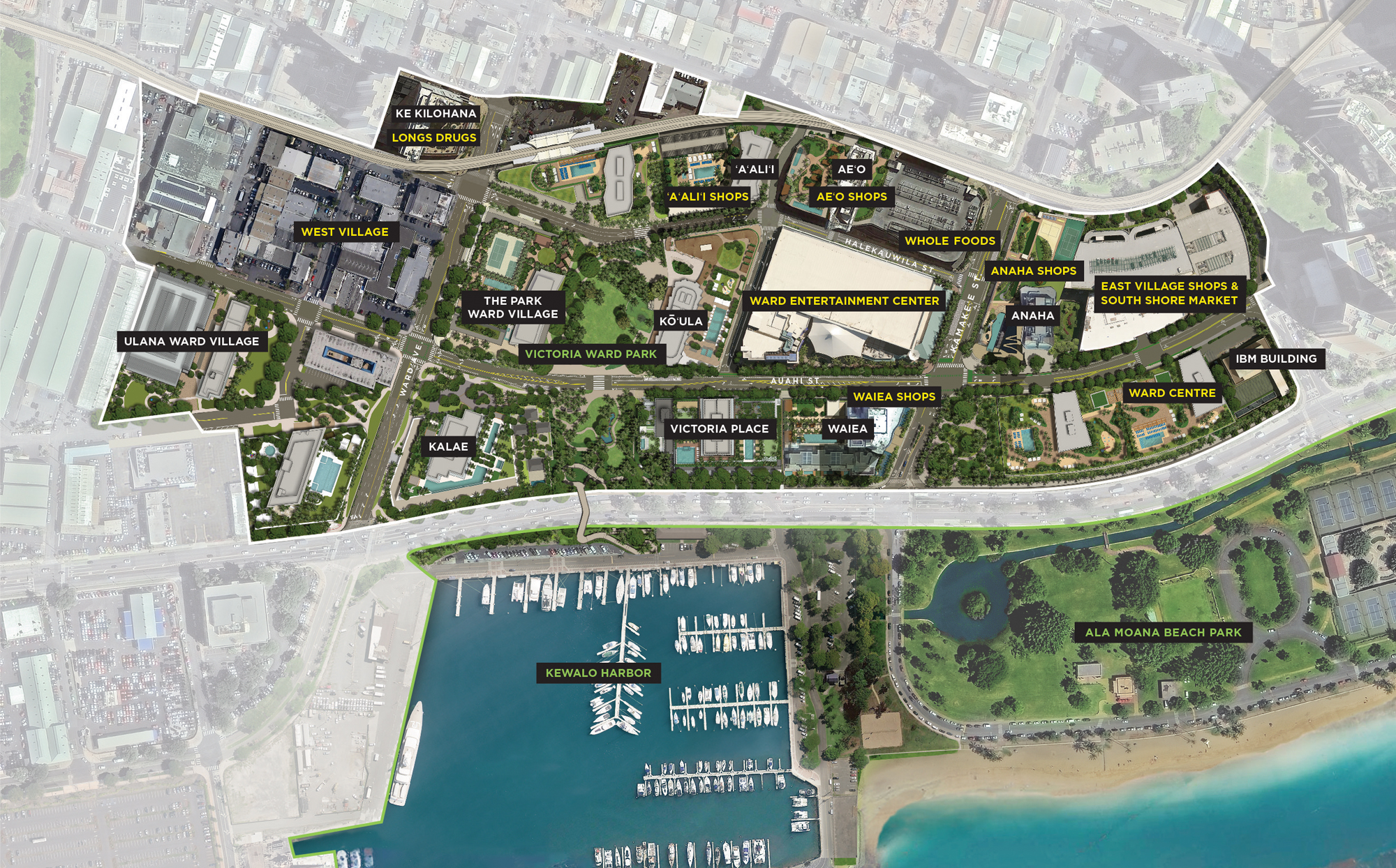 Ward Village Master Plan Community graphic